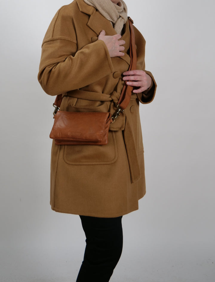 PF-01 Bag - Sheep Leather - Accesories - Cognac