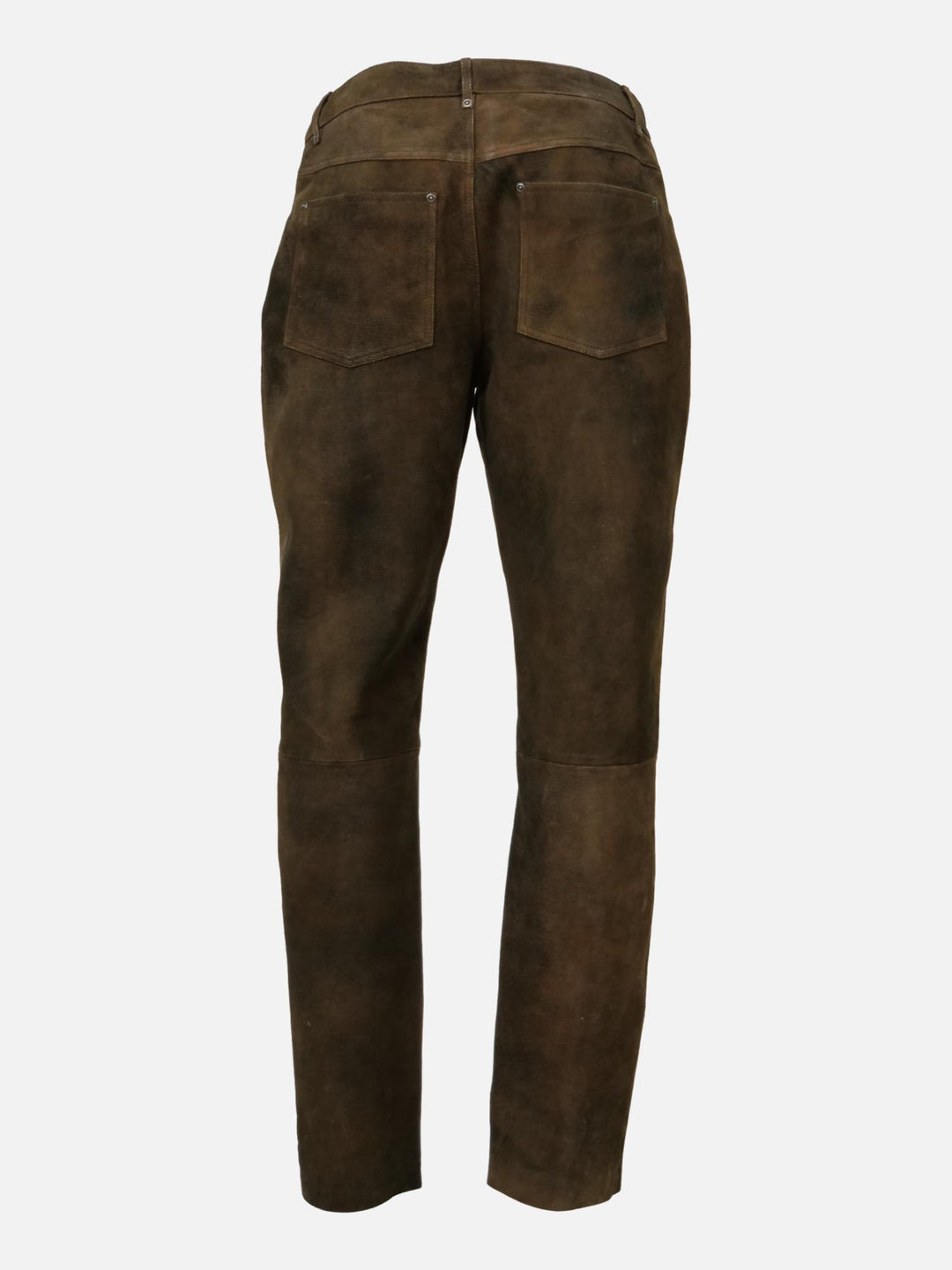 Peter Trousers - Goat Vintage Leather - Man - Brown