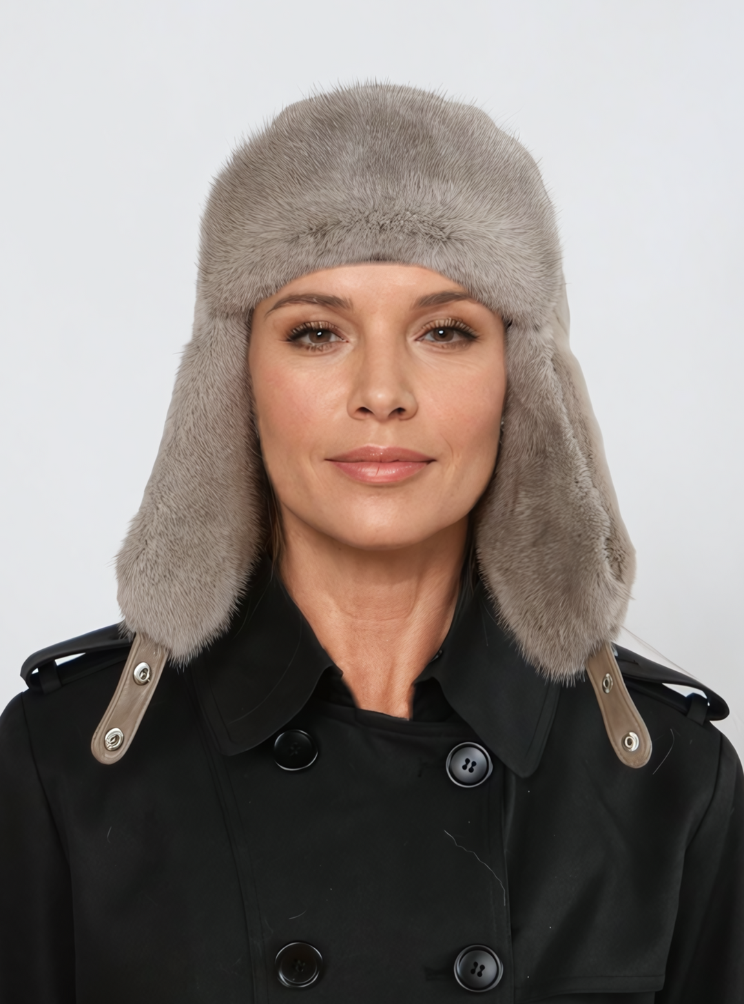 Mink trapper hat clearance