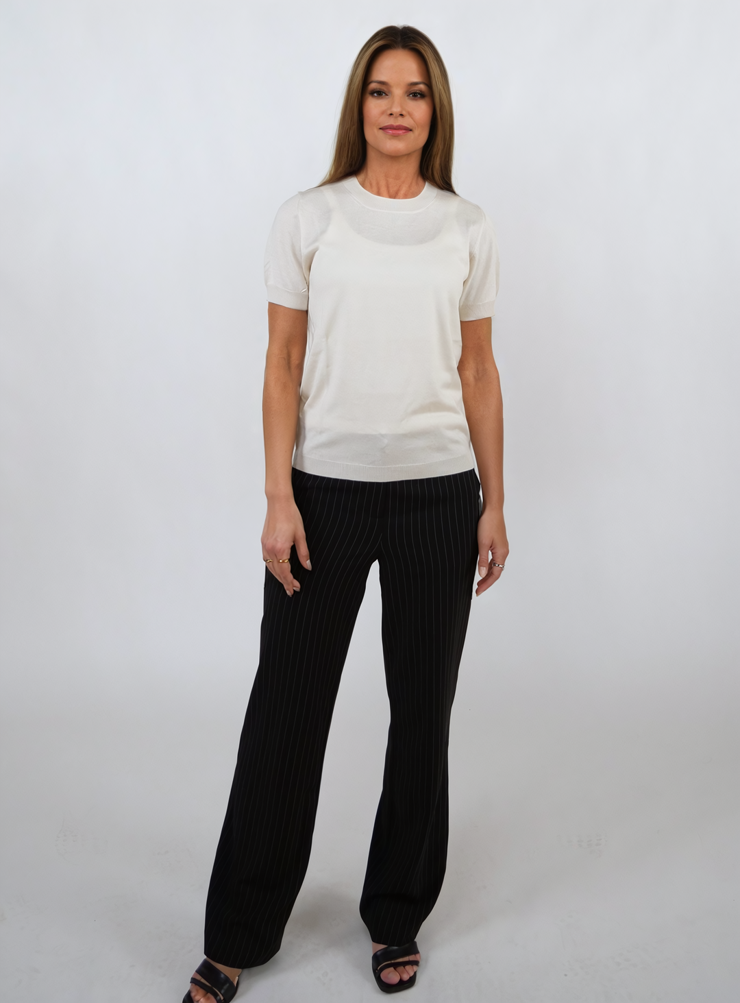 SY-E002 Womens Shirt - Cashmere Blend - Women - Ivory