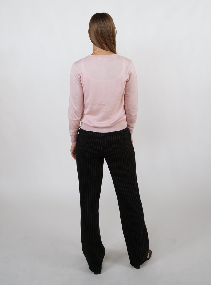 SY-E004 Womens Cardigan - 100% Pure Cashmere - Women - Blush