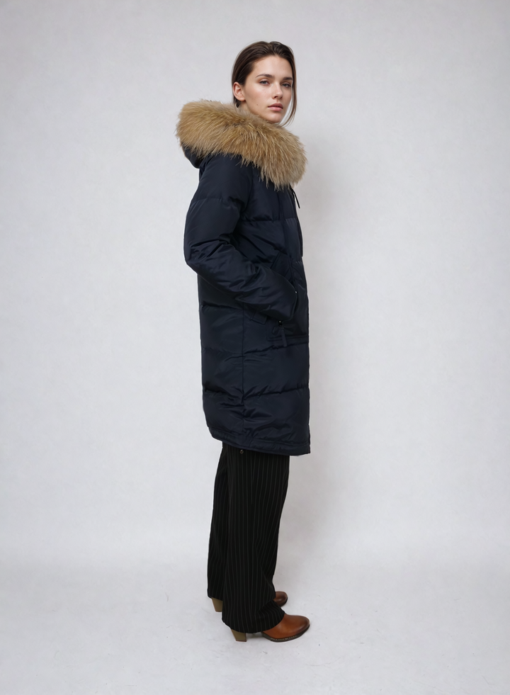 Goluma, 88 cm.  - Hood - Down - Women - Navy