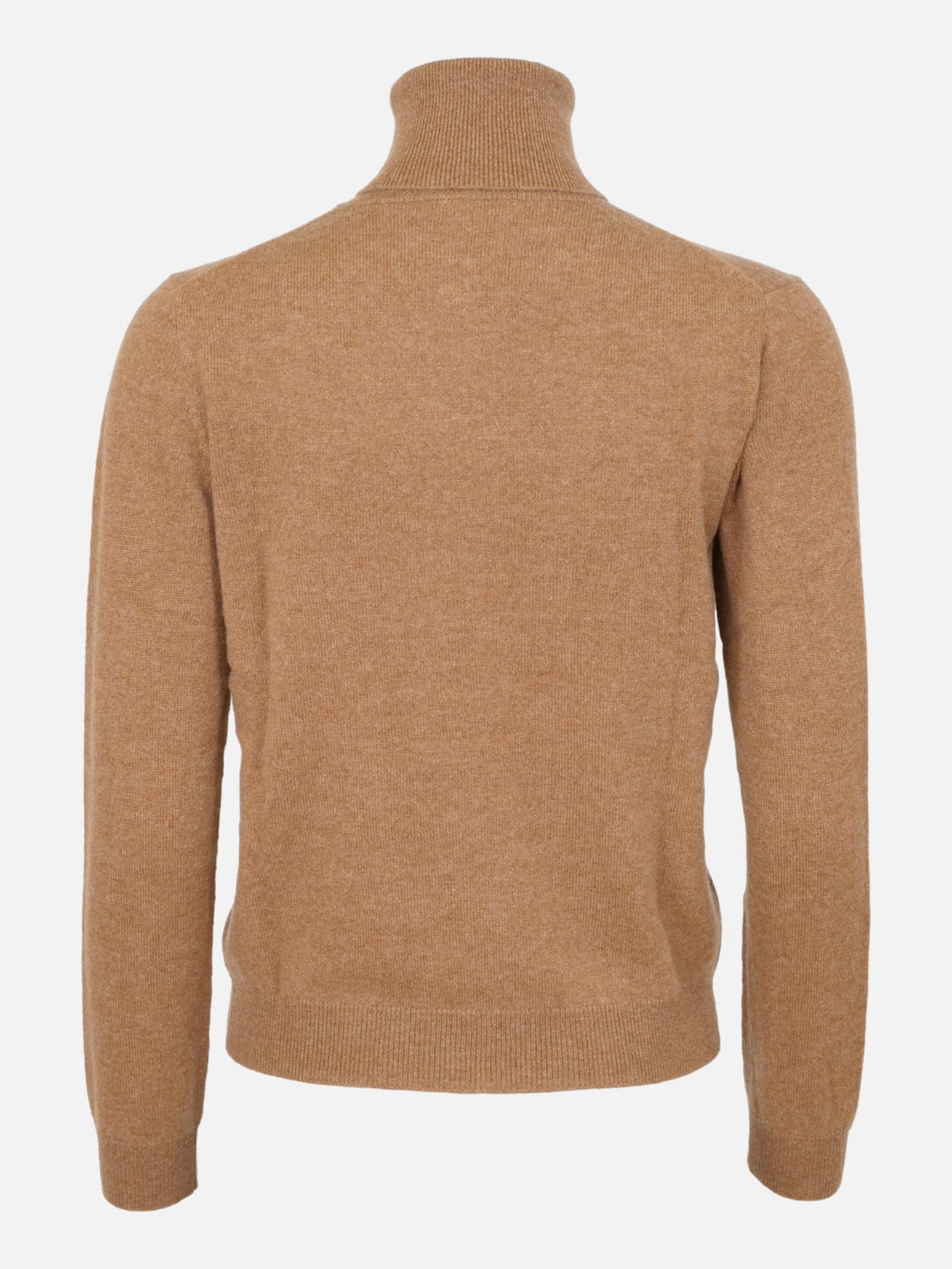SY-23031 Rullekrave Sweater- 100% Kashmir - Tilbehør - Cashew