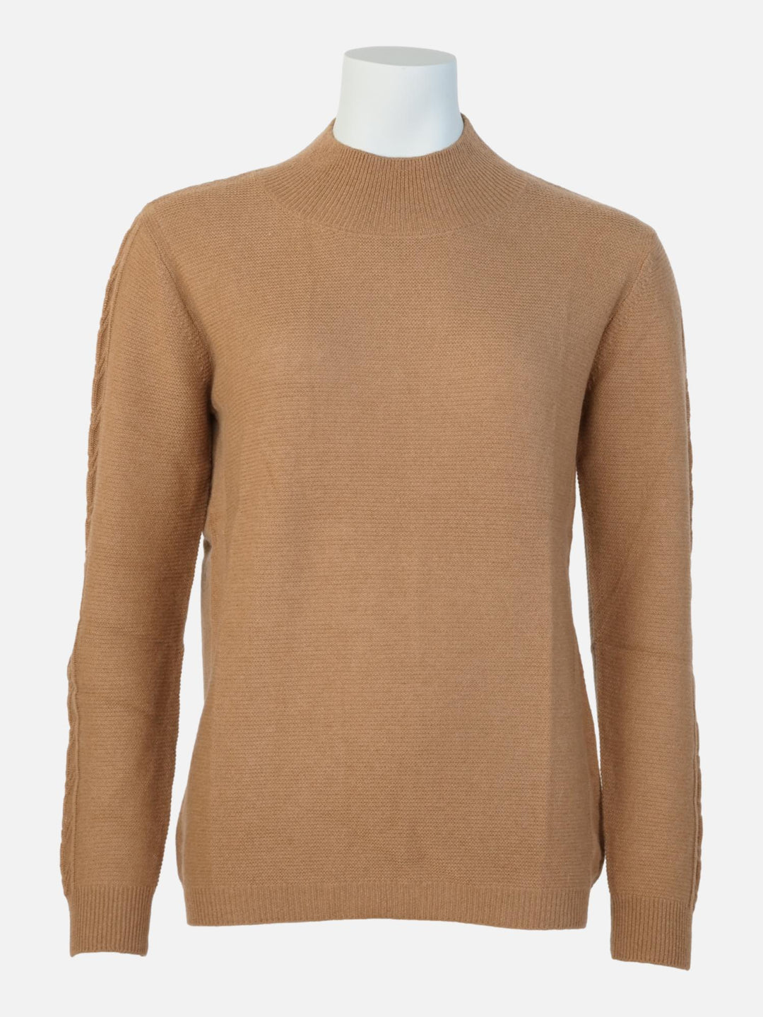 MKI Sweater - 100% kashmir - Dame - Dark Camel