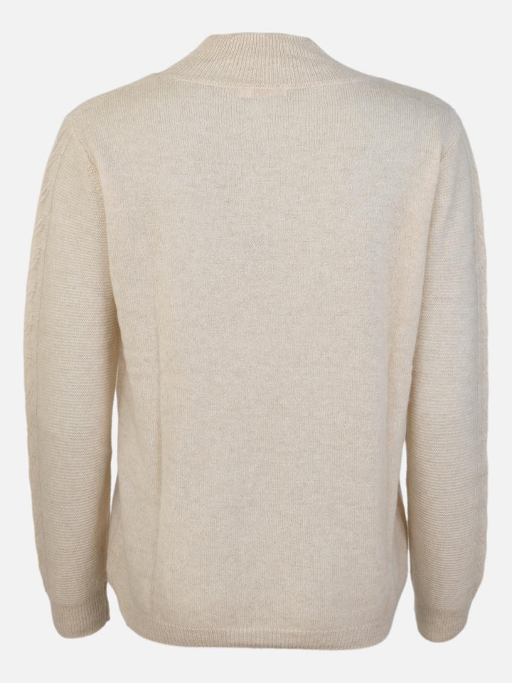 MKI Sweater - 100% Kashmir trøje - Lys beige