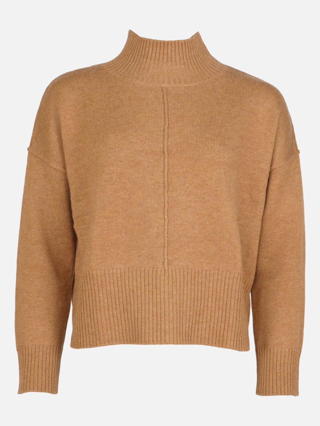 SY-23080 Sweater - 100% Wool shirt - Woman - Walnut