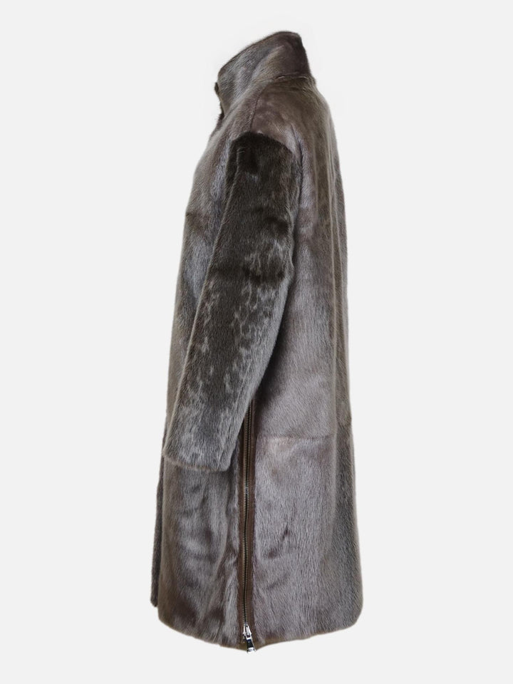 Filuka, 100 cm. - Collar - Sealjacket - Women - Grey
