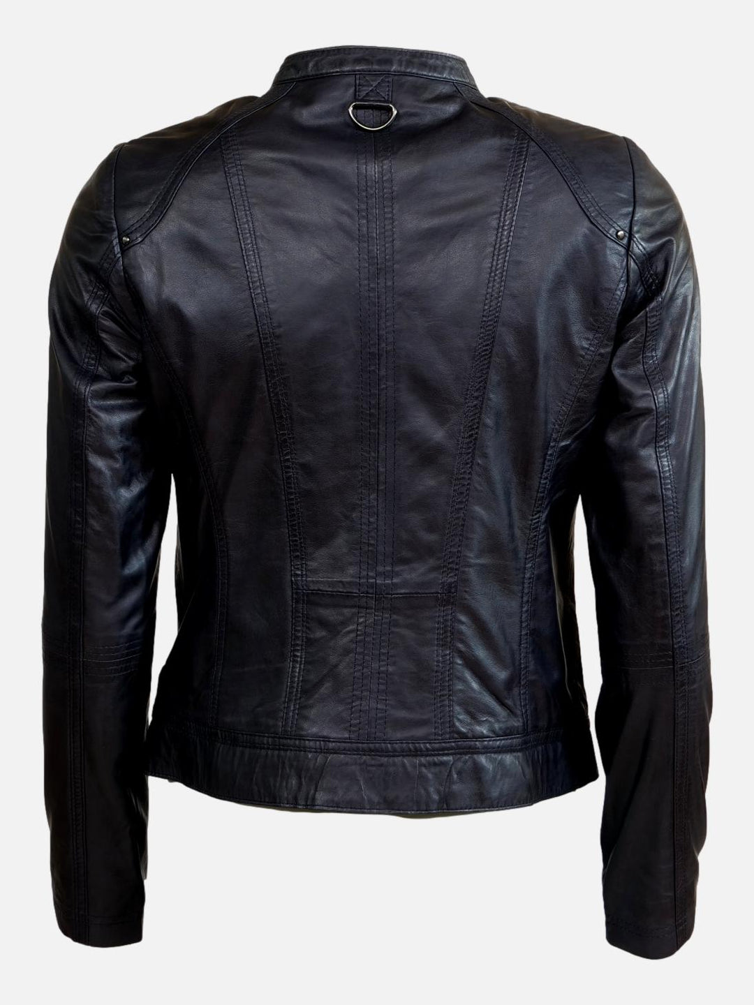 Previa - Comfort - Lamb Malli Leather - Jacket - Women - Navy