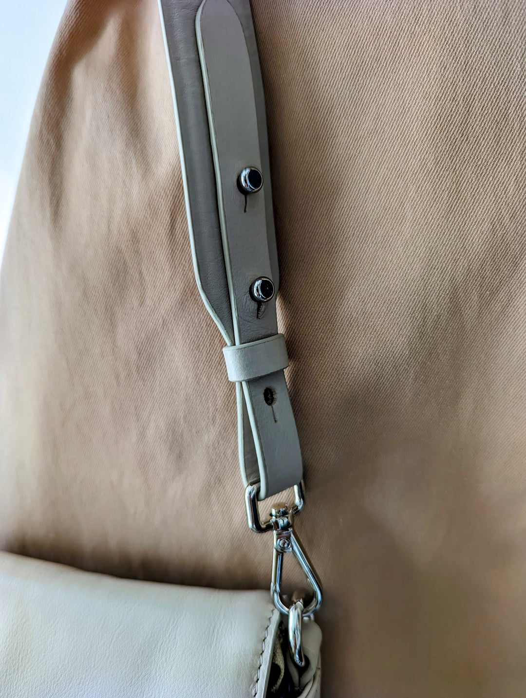 Crossbody 14840 - Leather bag Accesories - Beige
