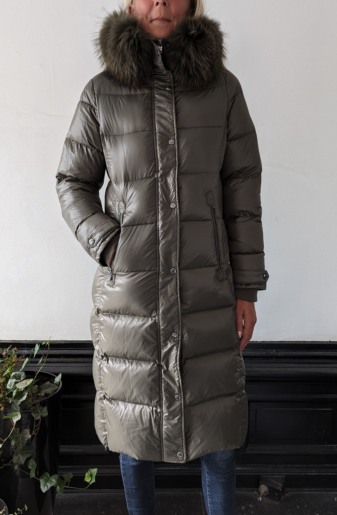 Long Puffer Coat Daunenmantel Damen Gap Long Puffer Coat Gap