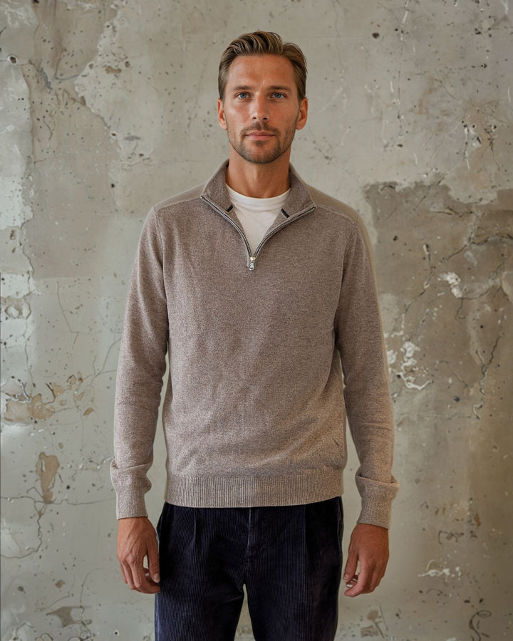 SY -1568 Mens - 100% Cashmere - Men - Oak