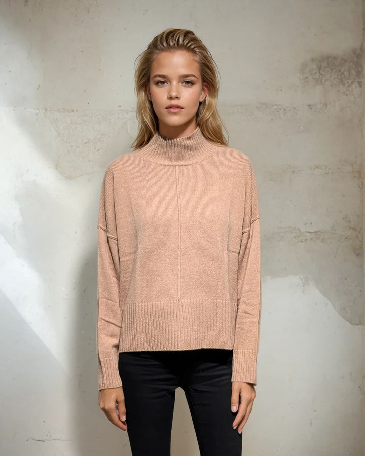 SY-23080 Sweater - 100% PureCashmere - Accesories - Almond