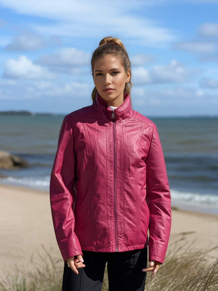 Alize, 60 cm. - Lamb Dior Læder - Damer - Magneta