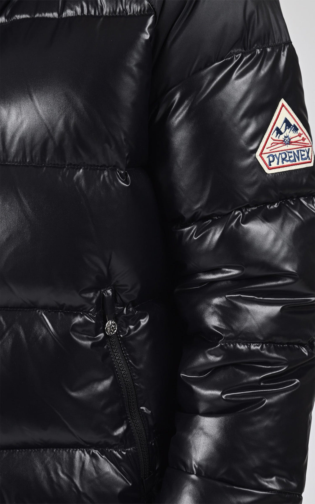 Black Vintage Mythic Puffer Jacket - Unisex