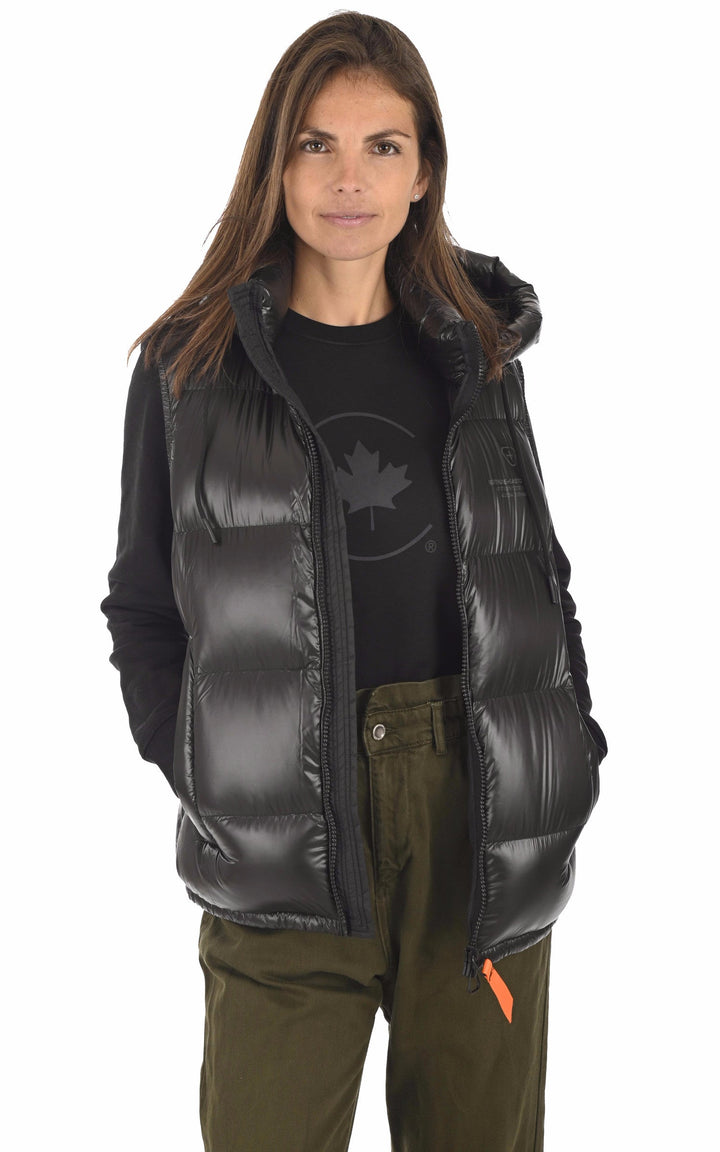 A "CESAR" Noir Gertrude gilet_doudoune Mixte closed photo
