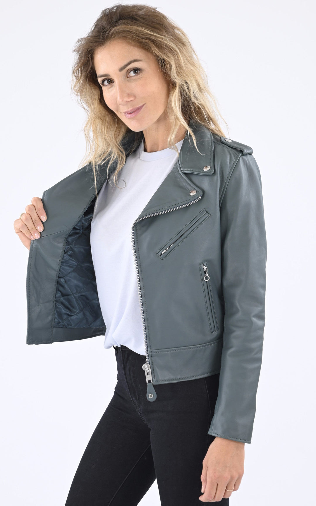 A "LCW1601D" Vert Schott Perfecto Femme interior photo