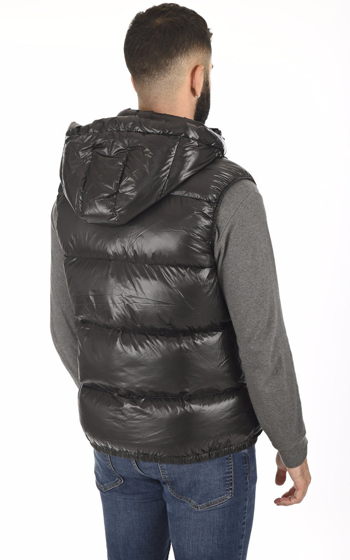 A "CESAR" Noir Gertrude gilet_doudoune Mixte back photo