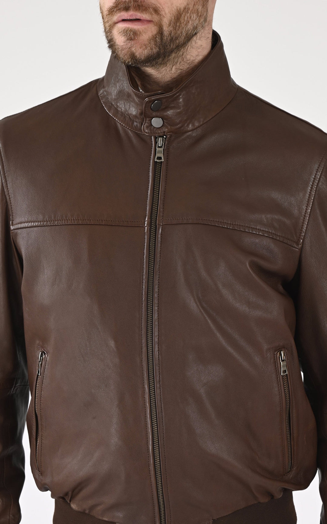 A "TRENTO 7656" Marron Smarty Blouson Homme details photo