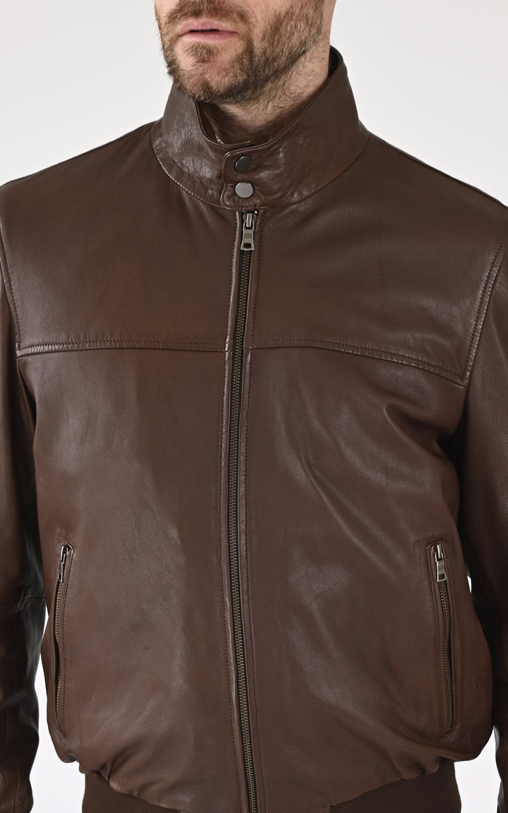 A "TRENTO 7656" Marron Smarty Blouson Homme details photo