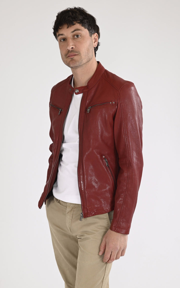 A "GAFINO 101843" Rouge Daytona 73 Blouson Homme closed photo