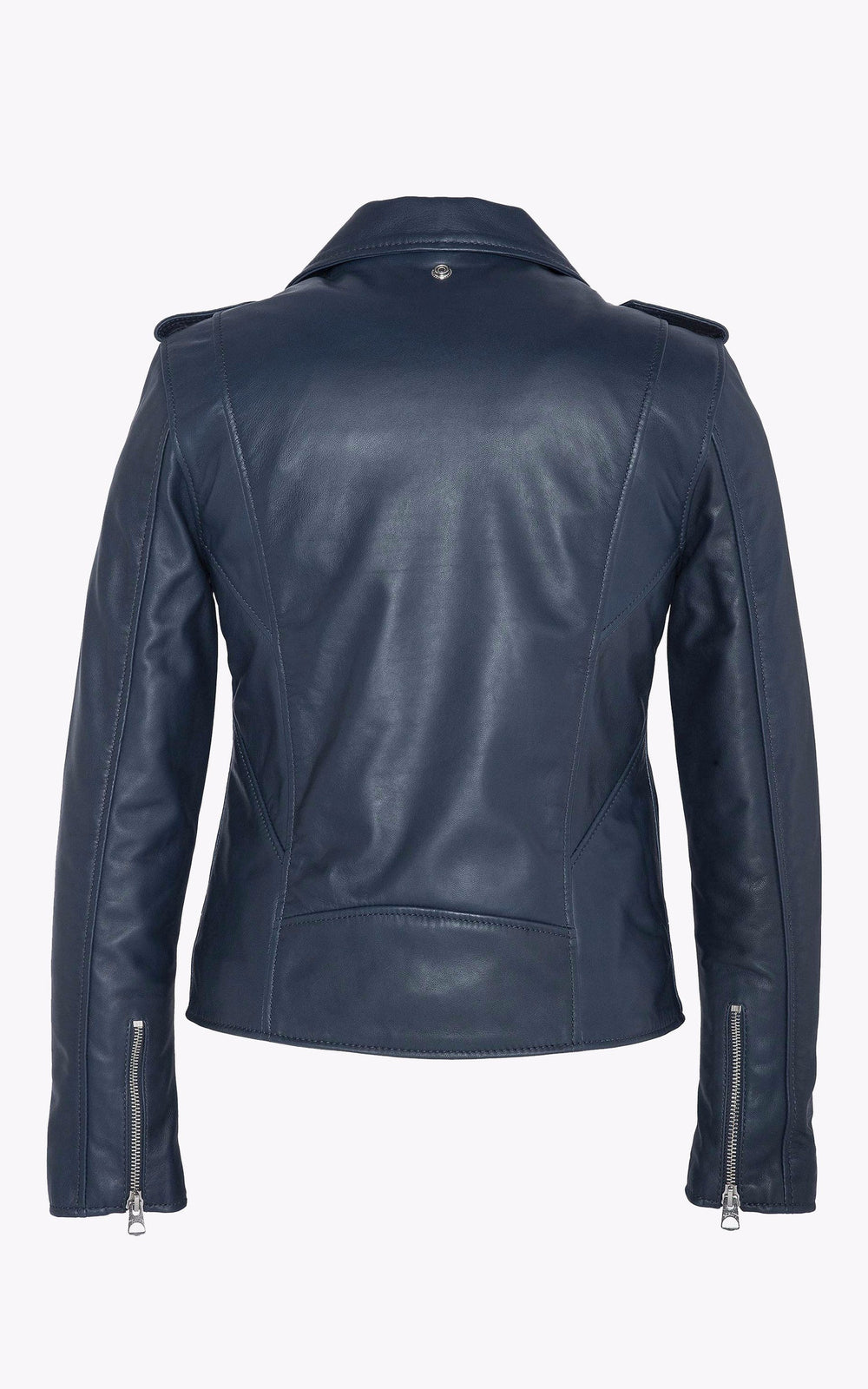 A "LCW1601D" Navy Schott Perfecto Femme closed photo