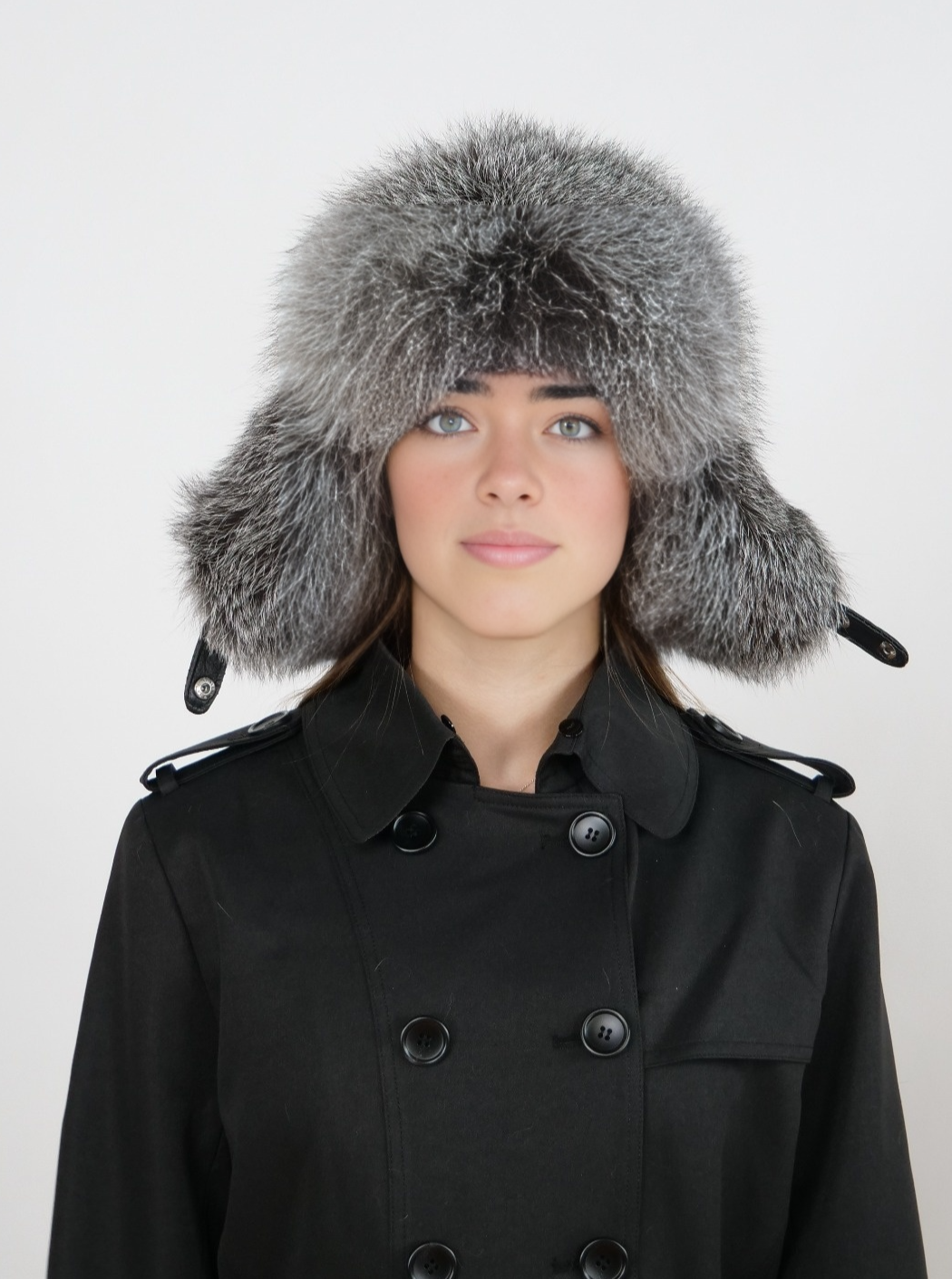 202 Fox Trapper Hat - Fox - Accesories - Black