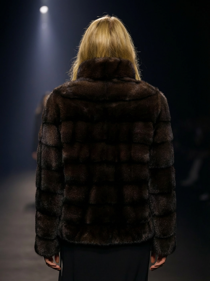 Olise, 63 cm. - Mink - Women - Mahogany