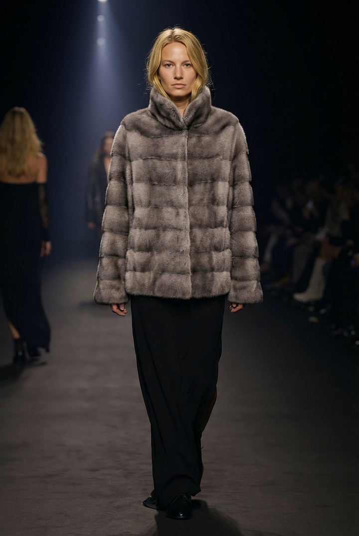 Olise, 60 cm. - Mink - Donne - Silver Blue