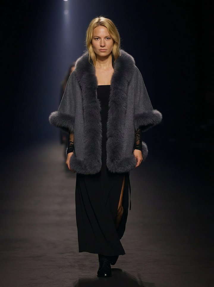 Chadron Kap, 65 cm. - ohuempi kaksoispintavilla - harmaa