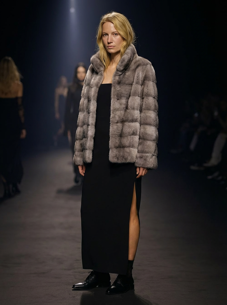 Olise, 60 cm. - Mink - Donne - Silver Blue