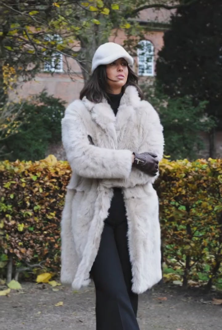 Hellani, 95 cm. - Collier - Toscana Lamb - Femmes - beige sombre