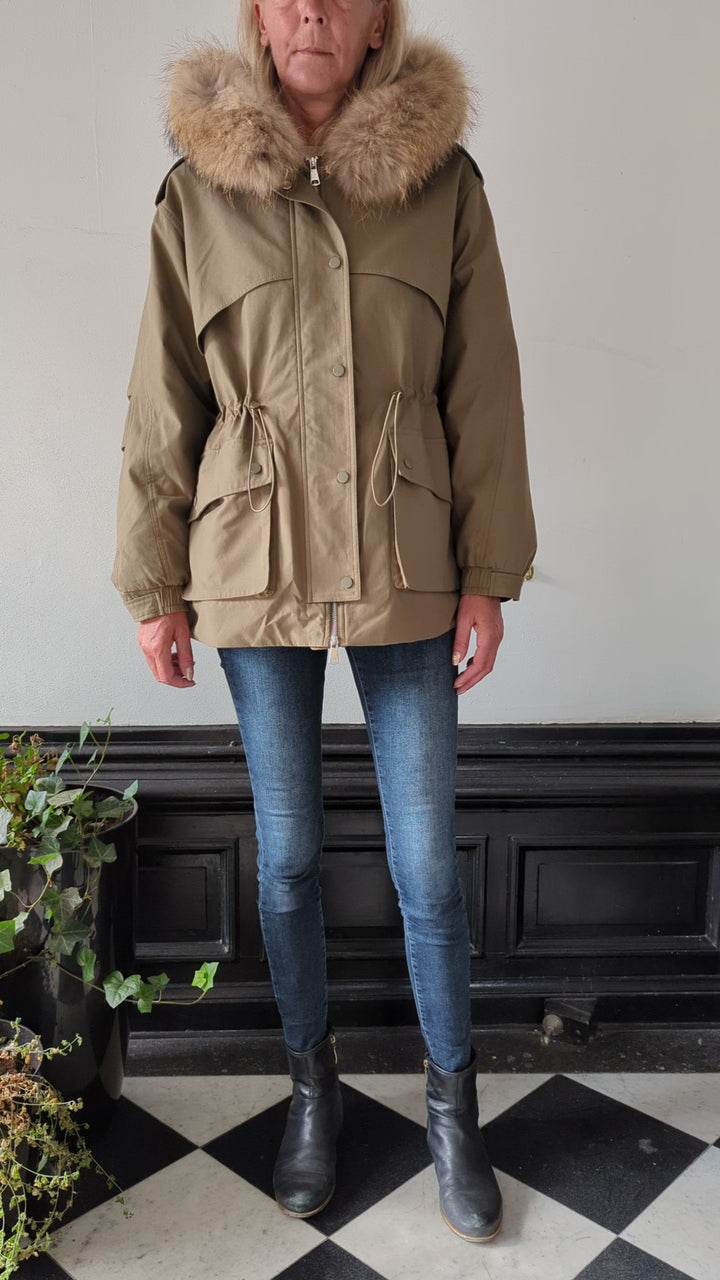 Gigi,  - Textile Jacket - Women - Army