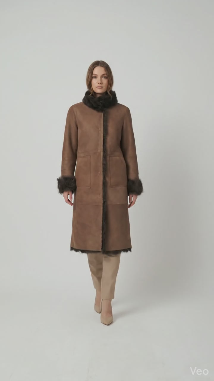 Jacurso, 105 cm. - Krave - Ruskindslam - Damer - Brun