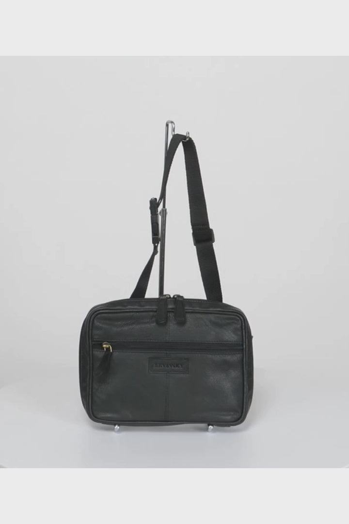 MI-011 Hip Bag - Goat Leather - Accesories - Black