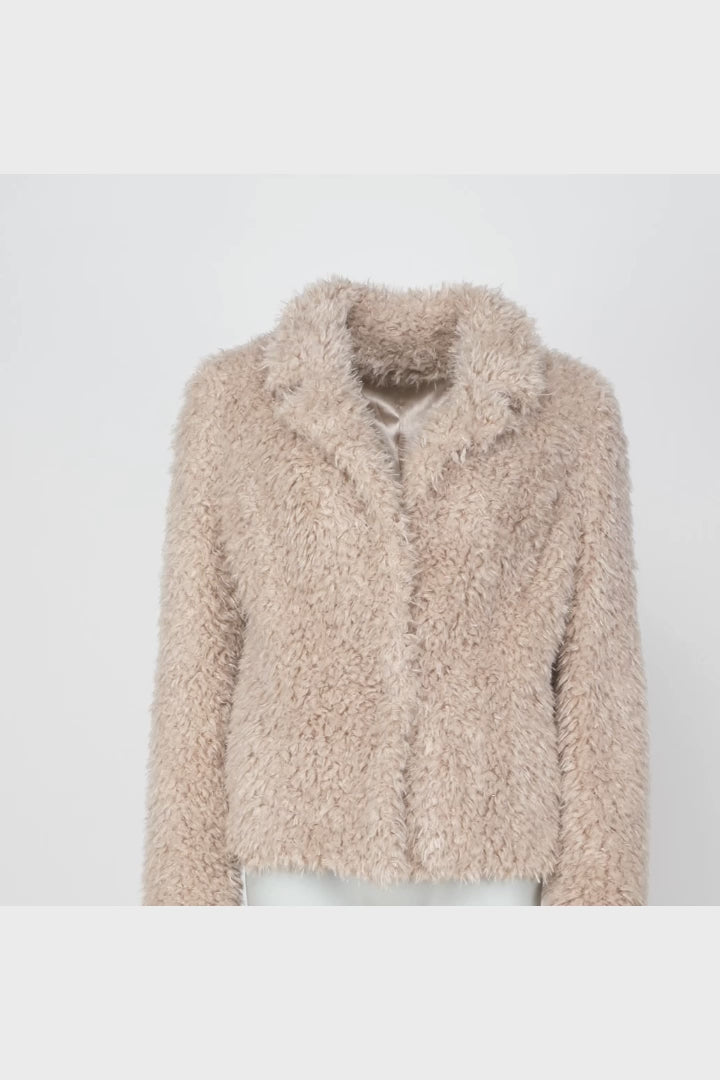 LV5020 - Collar - 100% Faux Fur - Women - Taupe