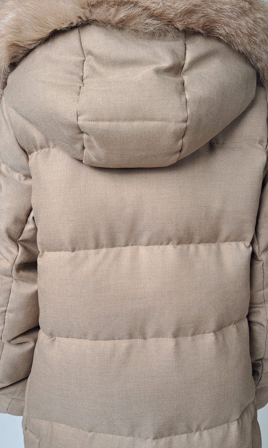 Jadabi, 90 cm. - Kapuze - Daunen - Damen - Kamel