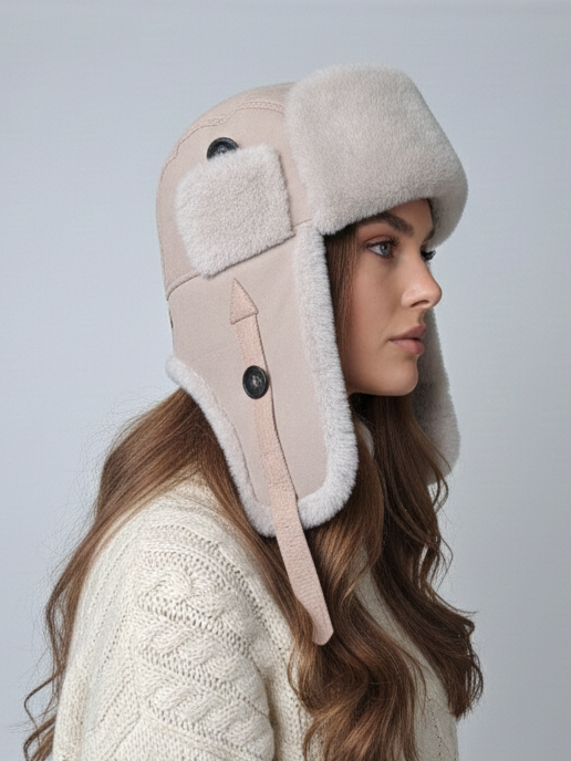 A226177-001 Trooper Hat - Lamb - Accesories - Beige