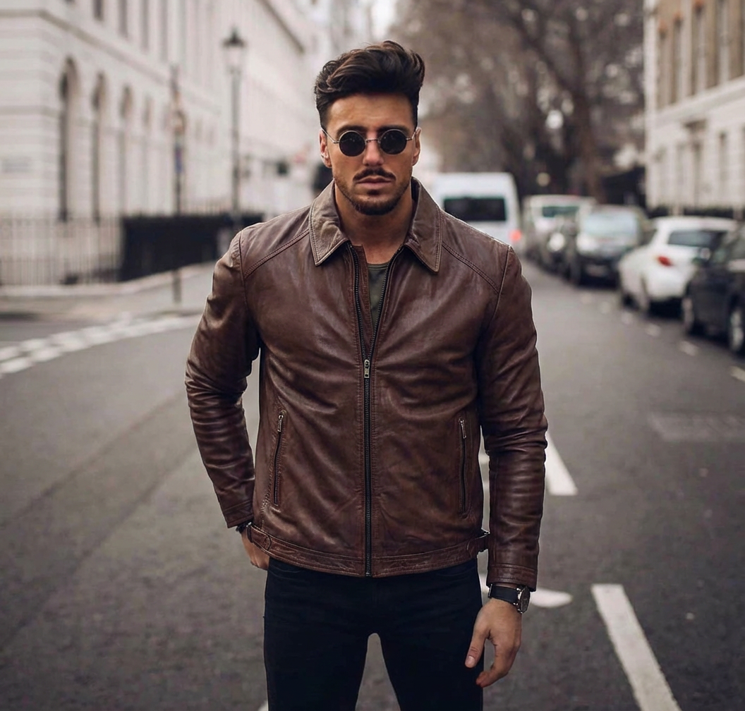 Ivar, 65 cm. - Lammepolsk nappalæder -Mand - Cana Brown