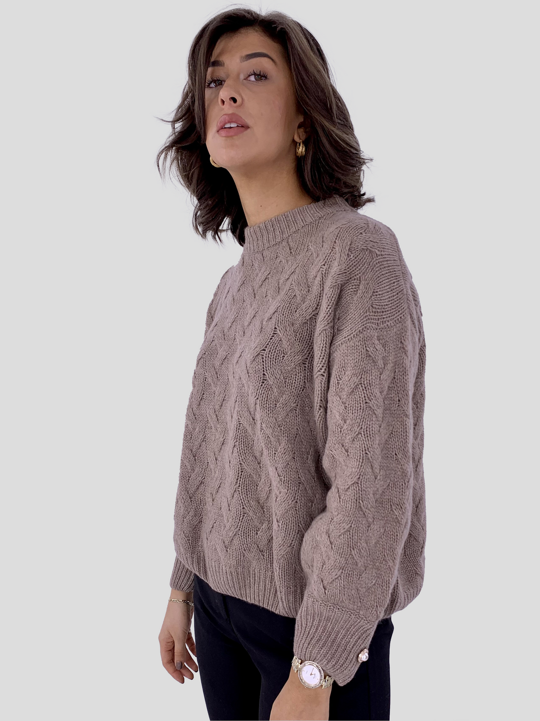 Darwin Sweater - 100% Cashmere - Women - Brown