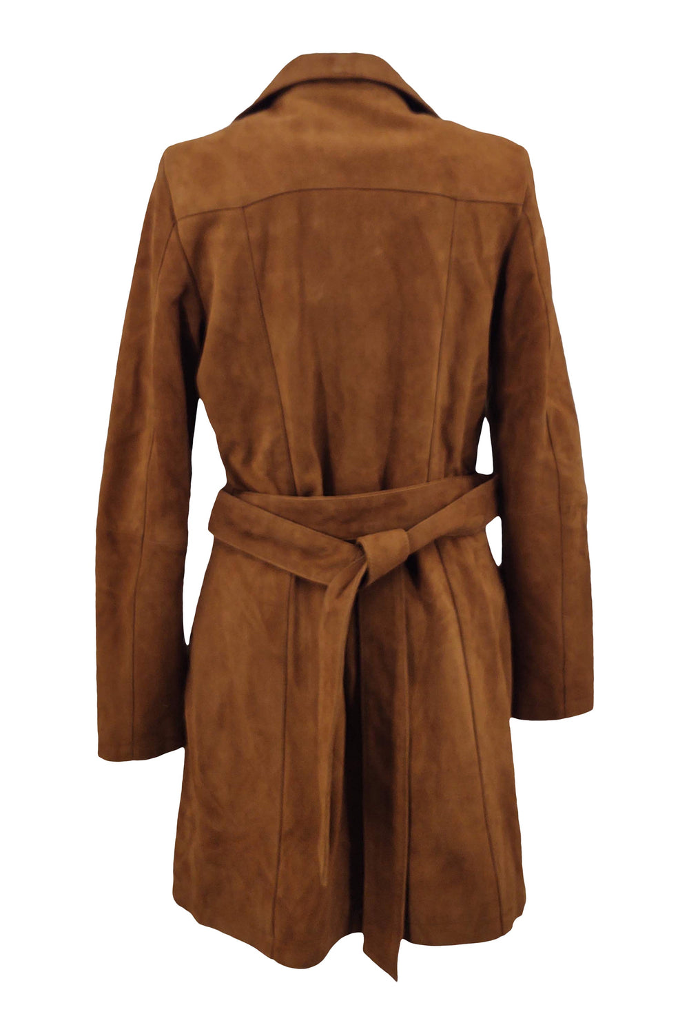 Gabardina - Piel Gruesa Ante De Cabra-Mujer - Cognac / Læder Skinds Jakke - Levinsky - Kvinde | STAMPE PELS
