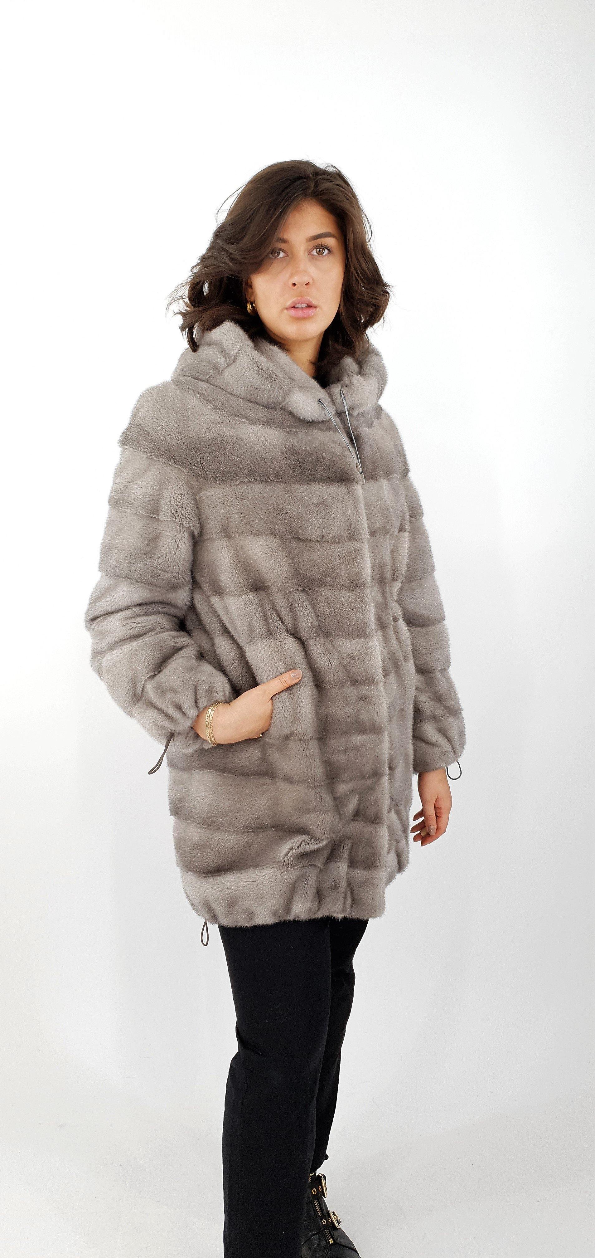 Blue clearance mink coat