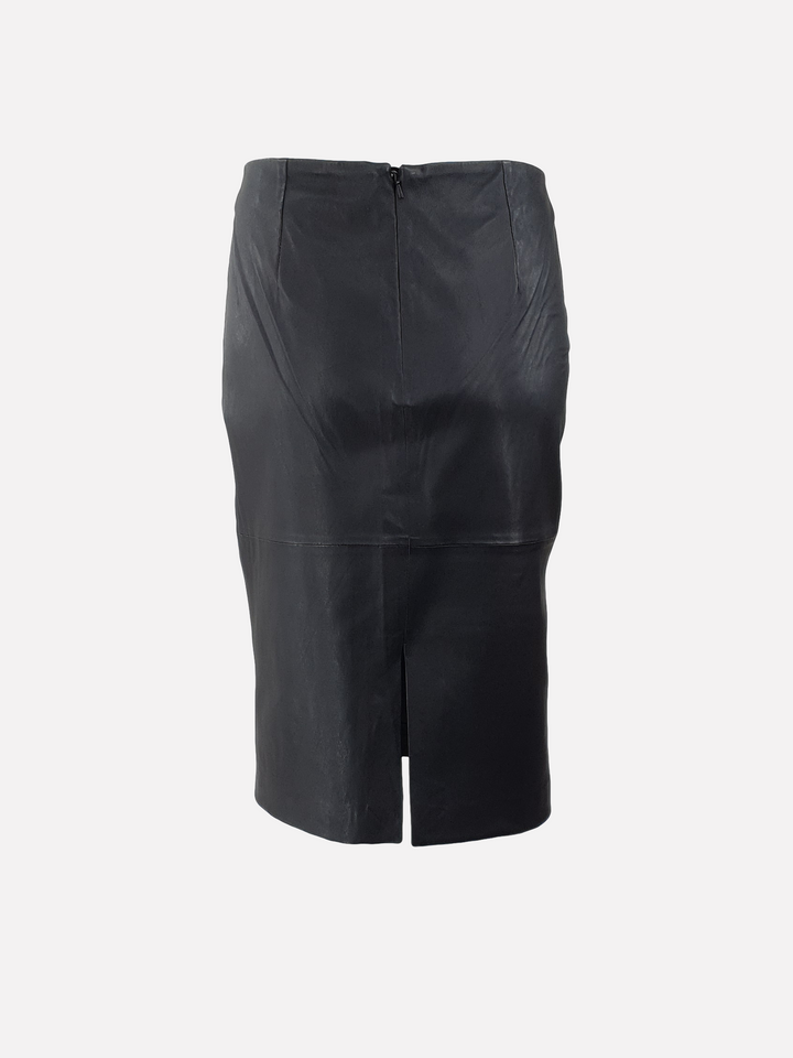 DP-03 Skirt - Lamme stretch nederdel - Dame - Sort