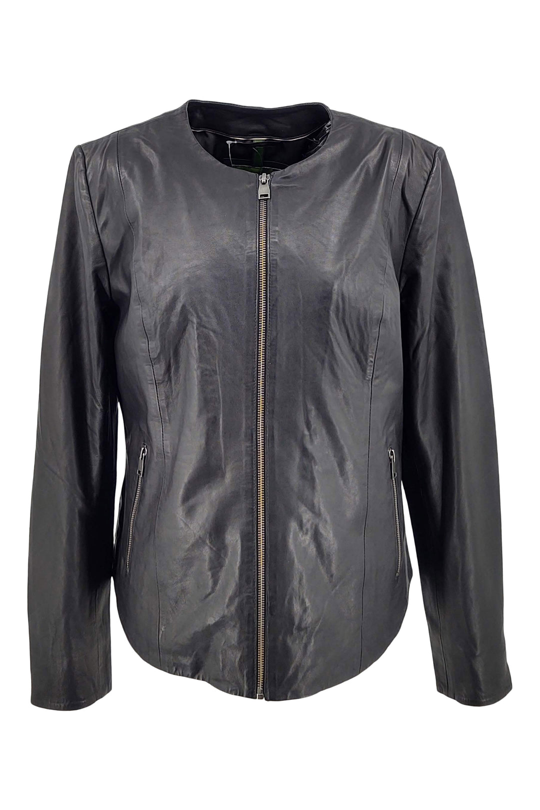 PP 108 - Comfort - Lamb Malli Leather - Women - Black / Læder Skinds Jakke - Levinsky - Kvinde | STAMPE PELS