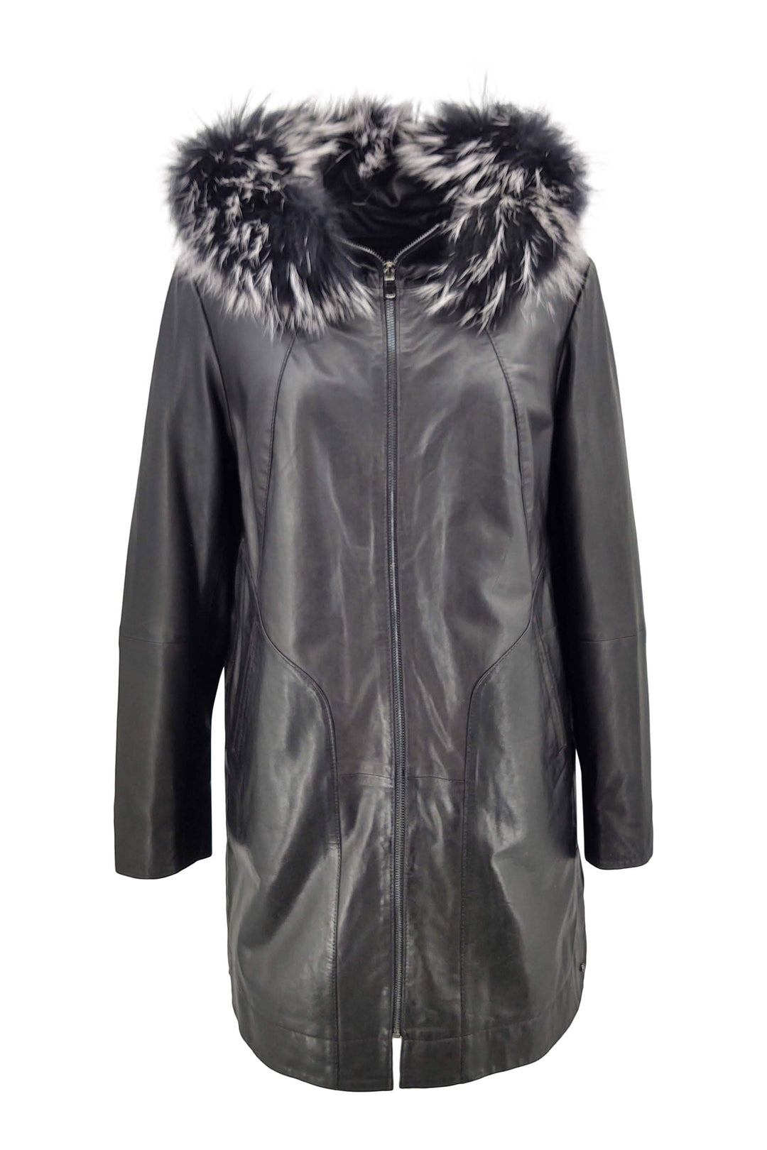 New Sofia - Lamb Glove Leather - Women - Black / Læder Skinds Jakke - Levinsky - Kvinde | STAMPE PELS