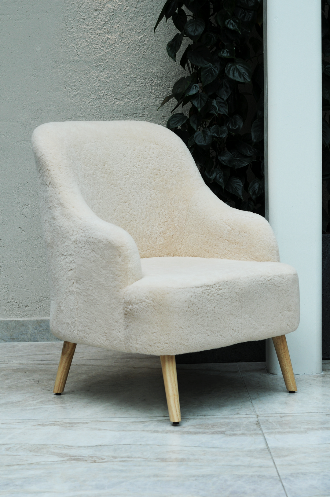 Levinsky Stuhl Nr. 2 - Curly Lamb - Zubehör - Beige
