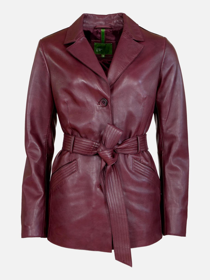 Jolene - Lamb Leather jacket - Women - Casis