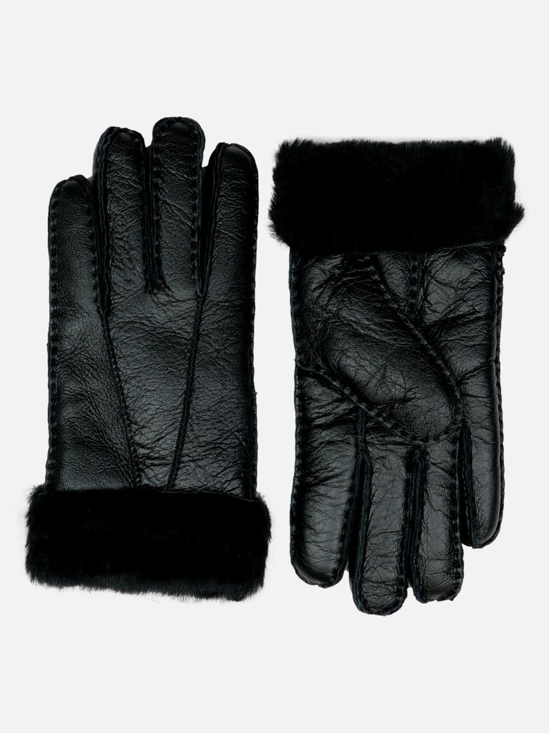 damen handschuhe schaffell ZXM-008 – Schaffell – Damen – Schwarz – Stampe Denmark