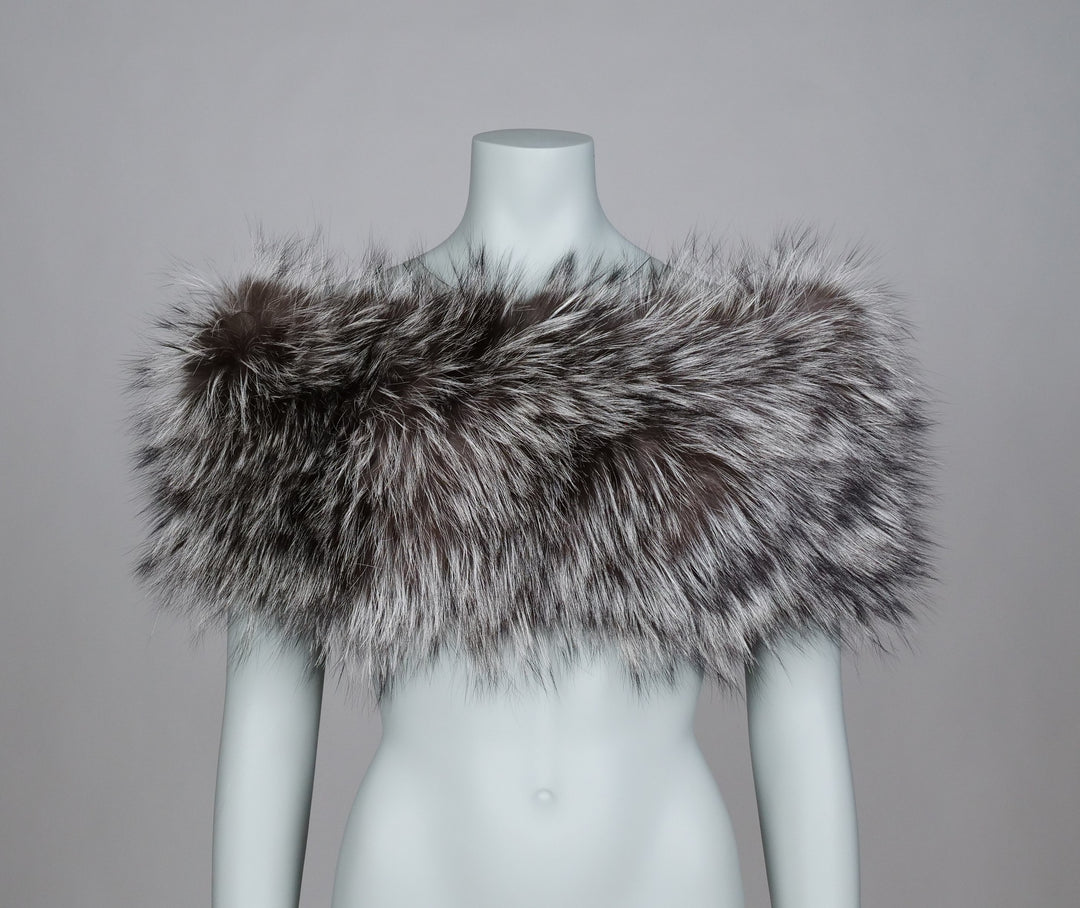 9362 Sjaal - Silver Fox - Accessoires - Naturel