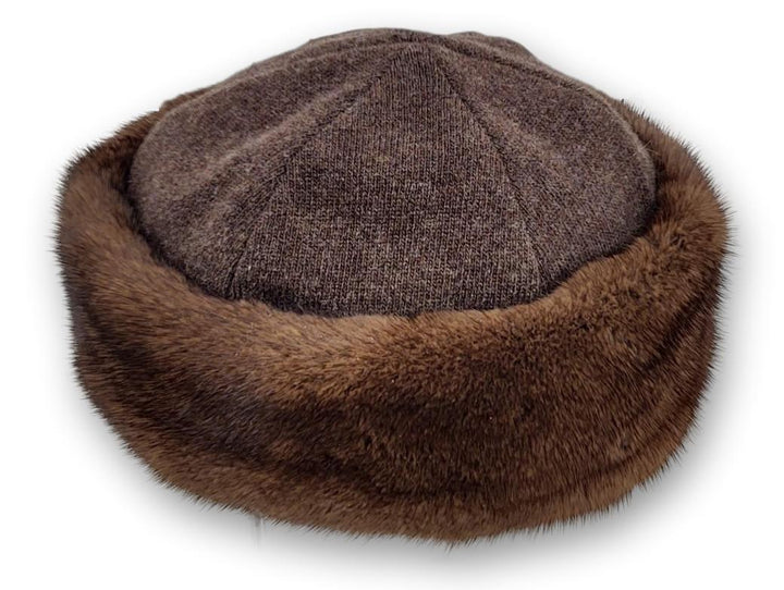 Jersey Hat - Mink - Accesories - Brown (Hue) | STAMPE PELS