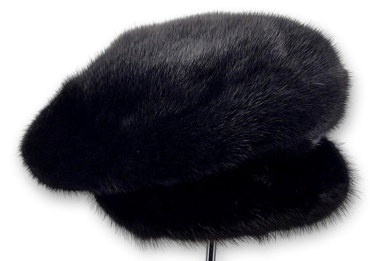 602-83/002 Hat - Mink - Accesories - Black (Hue) | STAMPE PELS